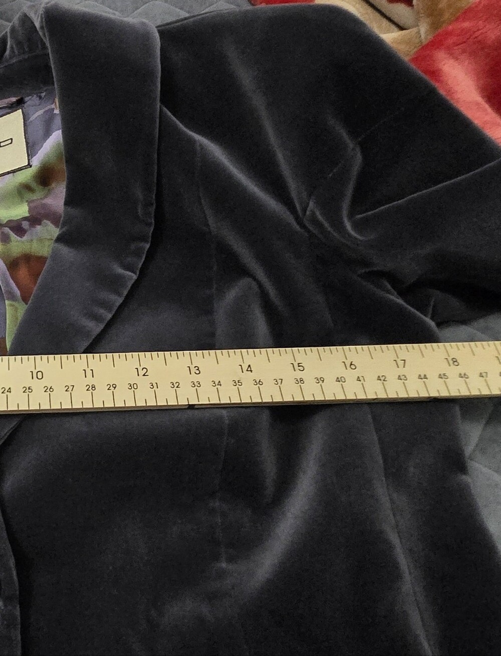 ETRO Milano Black Velvet Silk Lined Women's Blazer IT 48 US 12 - Picture 6 of 15